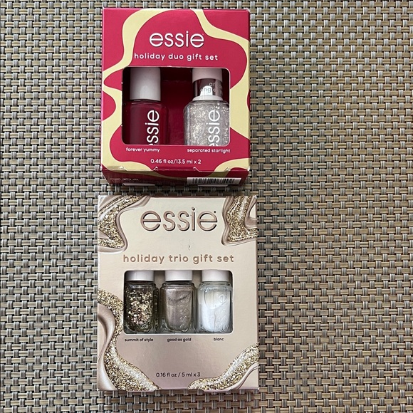 Essie Other - Essie Holiday Nail Polish Sets: Cranberry Spritz & Champagne Fizz